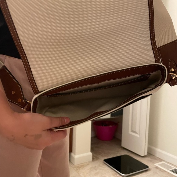 Burberry canvas cross body bag. - Picture 2 of 3